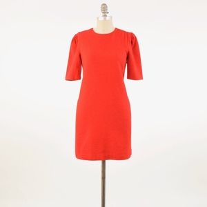 Jill Stuart Red Short Sleeve Mini Shift Dress
